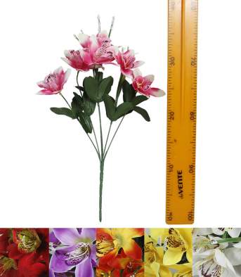 Ветка букет для венка орхидеи (6гол 45см 24шт) HS9293