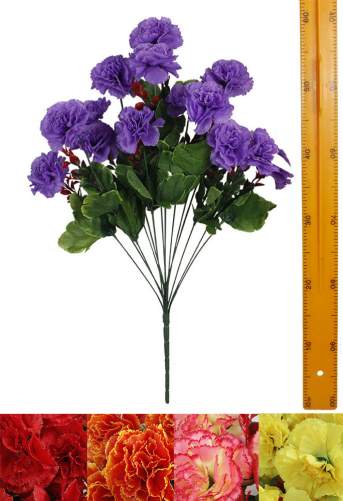 Ветка букет для венка гвоздики (14гол 60см 20шт) Y14-688 Ветка букет для венка гвоздики (14гол 60см 20шт) Y14-688