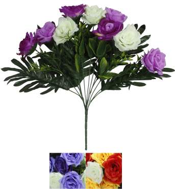 Букет роз ассорти (9гол 50см 10шт) А933