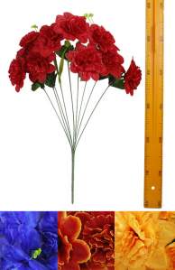 Ветка букет для венка нарцисса (9гол 60см 20шт)Y09-734