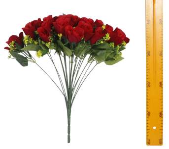 Букет роз бархат бутон (24гол 45см)