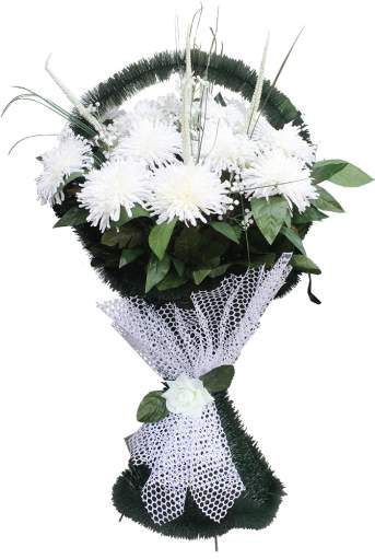 Корзина украшенная № 3,47 Хризантема