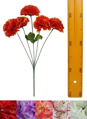 Ветка букет для венка мальвы (5гол 35см 50шт) Y05-852 Ветка букет для венка мальвы (5гол 35см 50шт) Y05-852