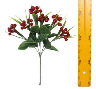 Ветка ягодка (5вет 30см 40шт) Y-019