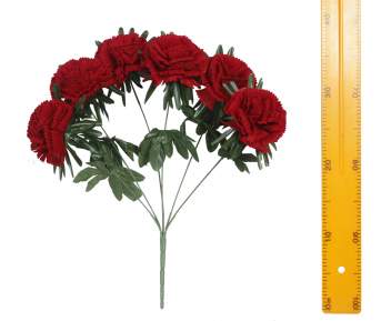 Ветка букет гвоздики (6гол 45см 40шт) AW028