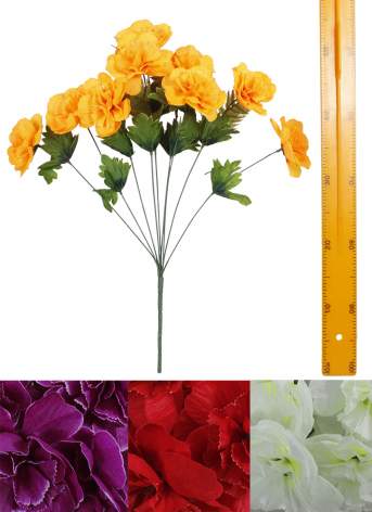 Ветка букет для венка хризантемы (9гол 60см 20шт) Y09-925
