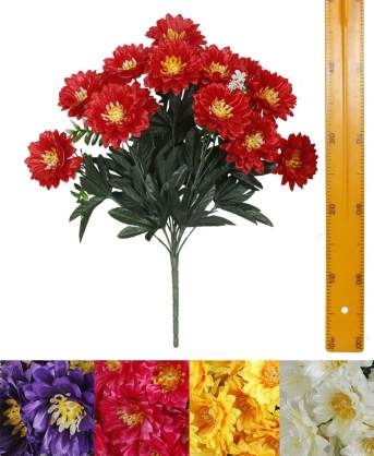 Ветка букет хризантемы (13гол 55см 20шт) N010 240шт