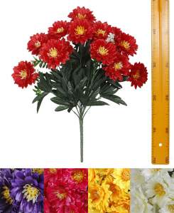 Ветка букет хризантемы (13гол 55см 20шт) N010 240шт
