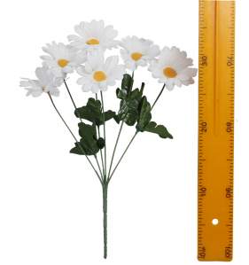Ветка букет ромашка (6гол 40см 50шт) 6J2802A