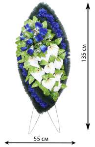 Венок для обряда похорон №5,5 Крыло