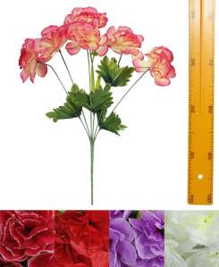 Ветка букет для венка гвоздики (6гол 48см 40шт) Y06-924