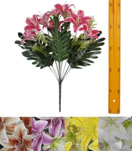 Букет лилии (7гол 55см 10шт) G006