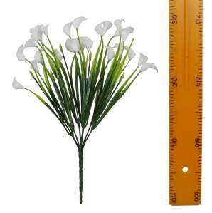 Букет пластик каллы (7в 3см 40шт)